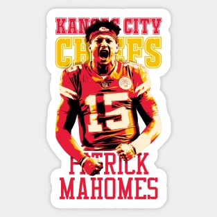 Patrick Mahomes Retro Graphic Sticker